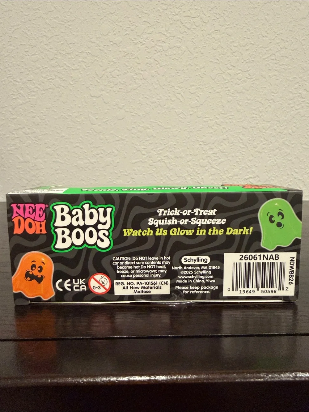 NeeDoh Glow-In-The-Dark Baby Boos Squishy Toy Set